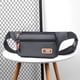 thumbnail image 5 of Riñonera ajustable para hombre, bolso bandolera para deportes al aire libre, sin bolitas, ideal como regalo para novios, con cremallera y bolsillo en el pecho., 5 of 6