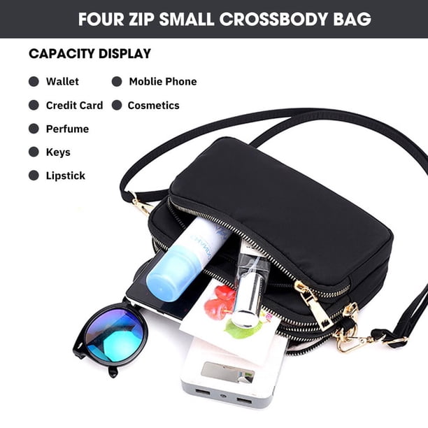 Crossbody Bag for Women Small Shoulder Bag Satchel Casual Nylon