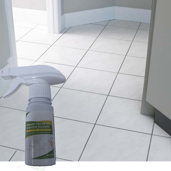 Tile Metal Scratch Cleaner 60ml, Surface Mark Remover for Floor Wall Sink, Polish Restorer for Wash Basin Ceramic, Long Lasting Protective Film and Multi Functional Household Care