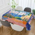 thumbnail image 2 of Yayeee Tablecloths 54" x 54" Rectangle Wrinkle Resistant Party Table Cover, Blue Window, 2 of 8