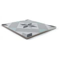 thumbnail image 5 of The Tile Life Moon Star 9" x 9" Gray Geometric Matte Porcelain Floor & Wall Tile 20-Piece, 5 of 8