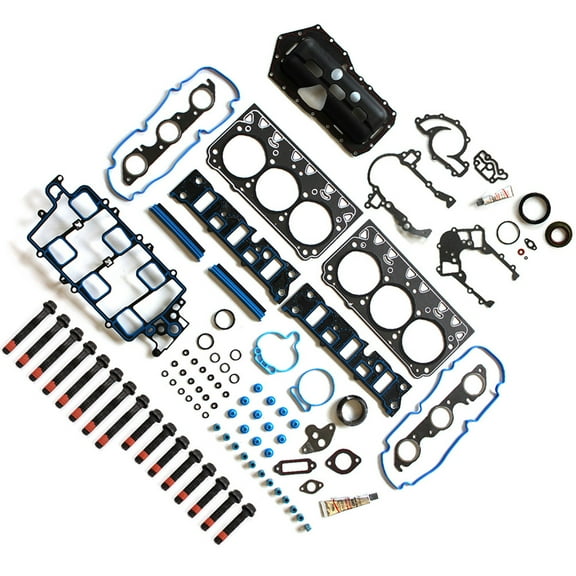 ECCPP Engine Replacement Head & Oil Pan/Full Gasket Bolts Set Compatible with 1997 1998 1999 2000 2001 2002 for Pontiac Grand Prix 3.8L SE Sedan