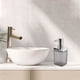thumbnail image 2 of Conjunto de dispensador de jabón de moda único para baño y lavandería en gris, 2 of 6