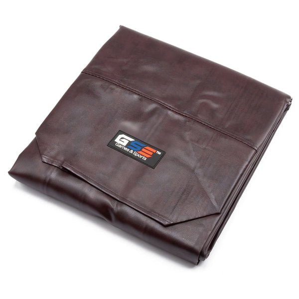 Brown 9'/12'/14'/16 Heavy Duty Leatherette Shuffleboard Table Cover 