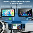 thumbnail image 2 of THONZER Car Raido for Toyota Sienna 2004-2010, Android 12 2G+32G Sienna Stereo Support Wireless Carplay& Android Auto/Bluetooth/Voice Control/GPS/Back-up Camera/SWC/FM Radio/IPS Touch Split Screen, 2 of 7