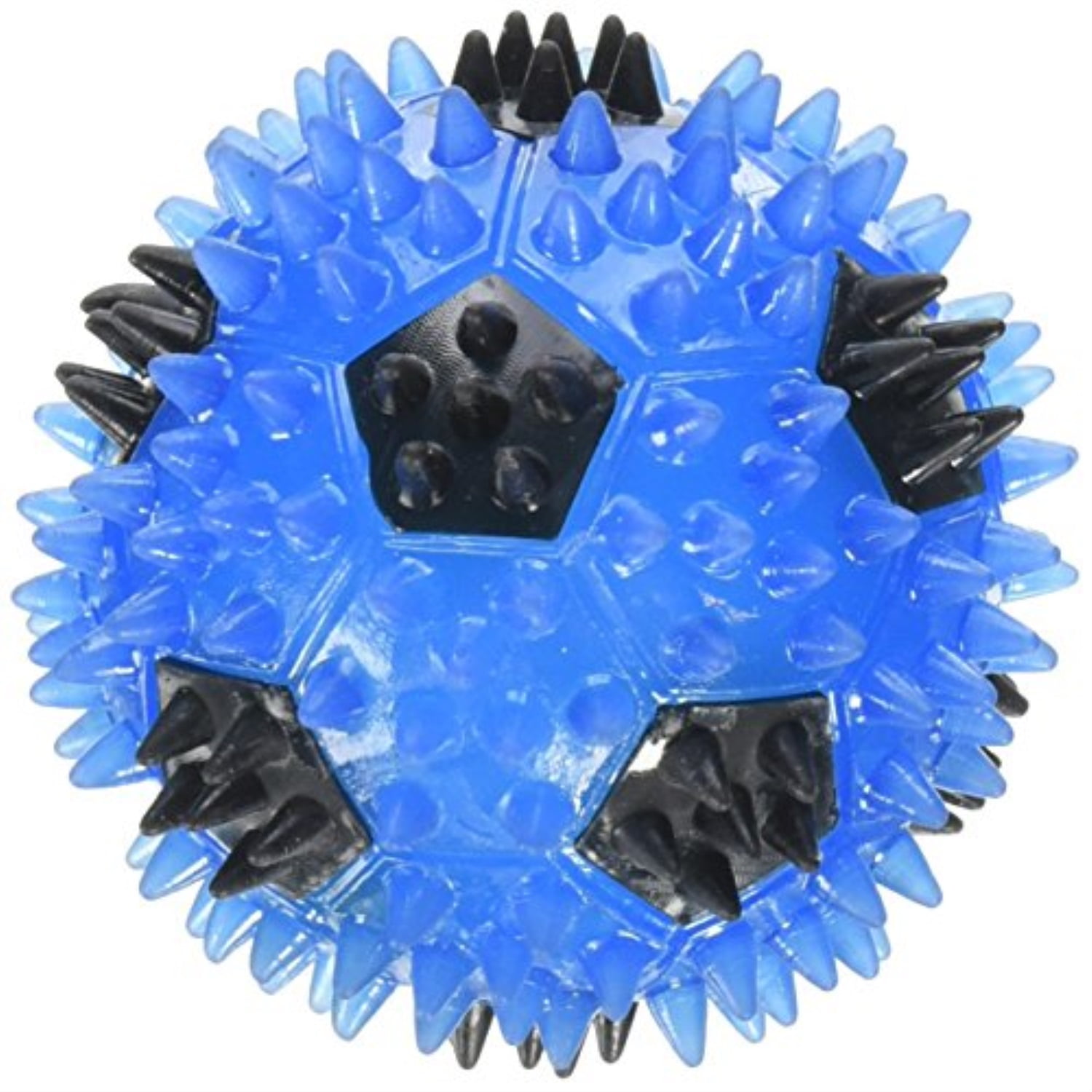 Gnawsome 2.5" Squeak & Light Soccer Ball Dog Toy Small, Promotes