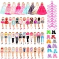 thumbnail image 3 of 36 Uds. Conjunto de ropa de muñeca, falda de muñeca de poliéster, pantalones, Mini para cambiarse de ropa, juego JShteea  El nuevo, 3 of 9
