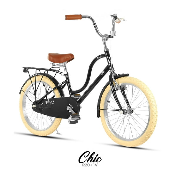 Bicicleta Turbo Infantil Rodada 20 Retro Negro Chic Bodega