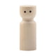 thumbnail image 4 of Muñeco de clavija de madera, arte en blanco, artesanía decorativa, figuras de personas de madera para pintar para escritorio, cafetería, decoraciones 45 cm x 18 cm Sunnimix Cuerpos de muñecas de clavijas de madera, 4 of 8