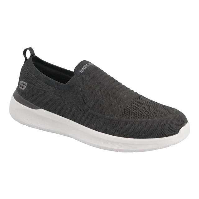 Tenis Skechers Hombre Cómodos Transpirables Slip On Negro Talla 28