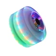 thumbnail image 1 of Toystoory Ruedas de patín de ruedas cuádruples iluminadas con rodamientos que reducen la fricción Rueda de doble ligera resistente al patinar Azul verde, 1 of 6
