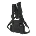 thumbnail image 3 of Bolsa De Pecho Walkie Talkie, Arnés De Pecho De Radio Universal 2 Bolsillos Para Unidades De Bomberos Cergrey Como se muestra en la descripción, 3 of 8
