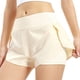 thumbnail image 1 of Gibobby Short Deportivo Pantalones cortos de entrenamiento para mujer, de doble capa, para correr, gimnasio, yoga, atléticos, informales, de verano(Amarillo, XXL), 1 of 2