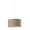 Brown, variant on Burlap Fabric Light Brown Electric Drum Pendant Lamp