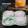 thumbnail image 4 of Hariumiu Ice Cube Mold Owl Shape Ice Cube Tray 4 Grids Funnel Lid Design Silicone Ice Mold for Whiskey Cocktails And Drinks, 4 of 8