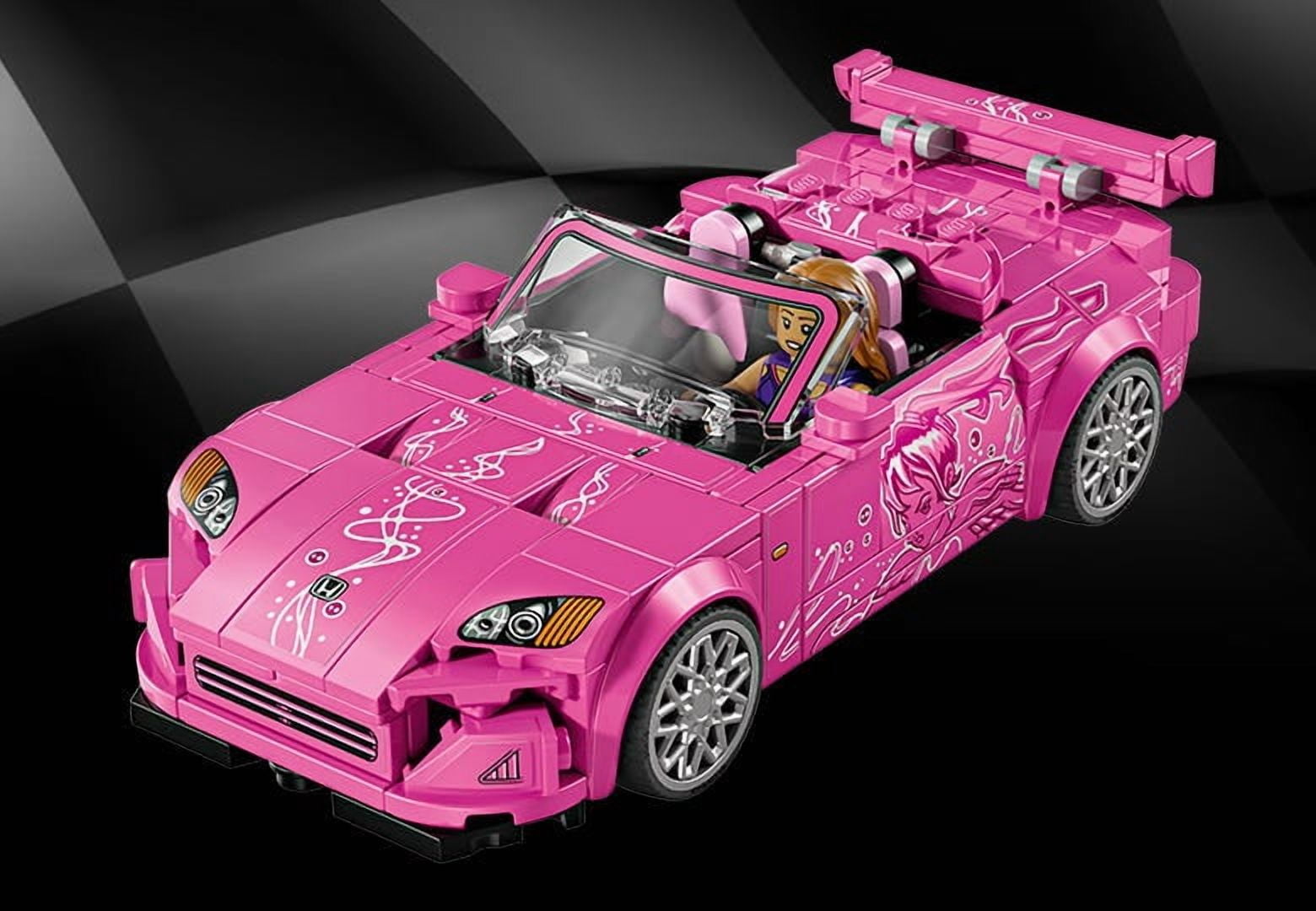 LEGO Speed Champions 2 Fast 2 Furious Honda S2000 Car Toy 77241  for Kids, Boys, and Girls, Ages 9+ - Birthday Gift Idea for Race Car and Movie Fans - Includes Suki Minifigure