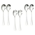 thumbnail image 2 of 1 Set Stainless Steel Serving Spoons Slotted Spoons Sporks Solid Spoons, 2 of 8