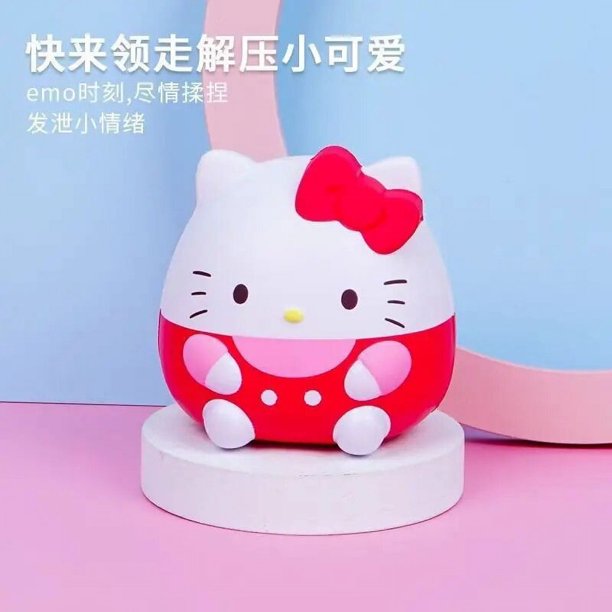 Sanrio-Muñeca de descompresión Kawaii Cinnamoroll, juguete curativo de dibujos animados, con melodía, para regalo de Navidad