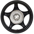 thumbnail image 2 of Redcap Rear Wheel Rims 50cc Scooters - 10" 2.50x10 Replacement Scooter Parts for Optimal Riding Experience - Premium 5 Spoke Black Rim Wheel for Enhanced Performance and Durability 50cc Scooter Tire, 2 of 8