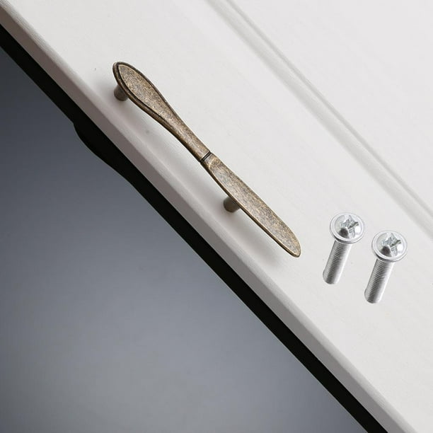 s de pequeña sala con Cuchillo de Tenedor , es de Armario, Accesorios de pequeña sala Creativos con Tornil Cuchillo de bronce Colco Manilla para tirar