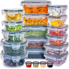 Fullstar Food Storage Containers with Lids - Plastic Containers with Lids Storage (20 Pack) - Food Container Set BPA-Free