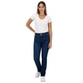 thumbnail image 3 of Pantalón Recto Britos Jeans Mujer Azul Magic Pomp 025246, 3 of 5