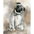 thumbnail image 2 of Sketchy Study Pug Poster Print by Carol Robinson, 2 of 2