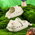 thumbnail image 4 of Toddler Baby Sandals for Boy Girls Cute Cat Garden Clogs Slip On Water Sandals Summer Beach Shoes, 4 of 6