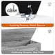 thumbnail image 2 of Mueble zapatero con compartimento oculto y cubierta basculante – Superficie sentadora con relleno suave – Bisagras con sistema protector antiaplastamiento – Caja guardadora polivalente, 2 of 8