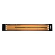 Eurofase Heating - 6000 Watt Electric Infrared Dual Element Heater-240 Voltage-Black Finish-No Fascia Decorative Fascia