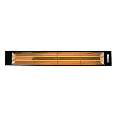 Eurofase Heating - 6000 Watt Electric Infrared Dual Element Heater-240 Voltage-Black Finish-No Fascia Decorative Fascia