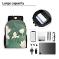 thumbnail image 6 of Honeii Lotus Golden Line Print Laptop Backpack for Work, College, Travel, Daily Backpacks for Men Women, Sport Rucksack,Computer Bag, 6 of 8