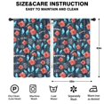 thumbnail image 2 of Blackout Kids Curtains,Pioneer Flower Floral Print Pattern Childrens Insulated Curtains Set Of 2,Bedroom Essentials,Toddler Room Decor 42"x63", 2 of 5