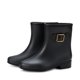 thumbnail image 1 of Zapatos impermeables antideslizantes para mujer, zapatos de lluvia de Color sólido, botas medias con cerrojo de tacón bajo de plástico Wmkox8yii  ghj511, 1 of 6