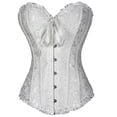 thumbnail image 2 of Vestido de novia Ropa interior Jacquard Palacio Corsé de vientre Corsé de pecho y espalda para boda Cinturón moldeador, 2 of 2