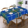 thumbnail image 3 of Province of Nova Scotia Tartan Rectangular Tablecloth 55"x70" with Lace Edge, Washable Durable Table Cover for Dining, Indoor Outdoor Home Restaurant Decor, 3 of 5