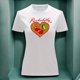 thumbnail image 3 of Playera Blusa De Cerezas Rockabilly Vintage Color Blanco Talla Grande Marca Emil SaEs, 3 of 4