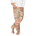 thumbnail image 2 of Hirioo Indian Paisley 1 for Teenagers' Pajama Pants Womens Lounge Pants with Pockets Pj Bottoms Pants for Men-Small, 2 of 6