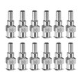 thumbnail image 1 of Unique Bargains 12 Pcs Aiguilles Distributrices en Acier Inoxydable 10G, Tube à Colle 1/4 Pouces Pointe Émoussée, 1 of 7