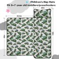 thumbnail image 5 of Tractor and Tractors White Pattern Teens Toddler Nap Mat with Pillow, Sleeping Mat Bag for Preschool Daycare 59"x22", 5 of 6