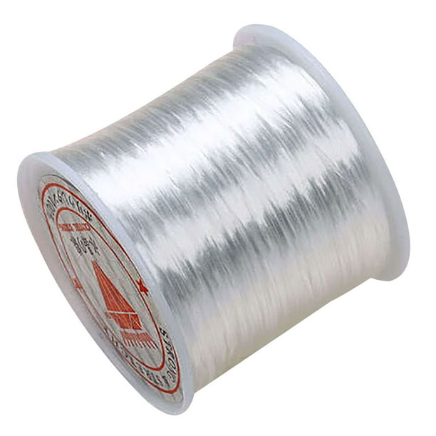 Neinkie Fishing Line Nylon String Cord Clear Fluorocarbon Strong Monofilament Fishing Wire Silver