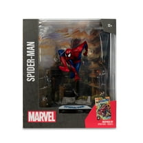 Spider-Man (Spider-Man #6)  1:10th Scale Posed Figure w/Scene - McFarlane Toys