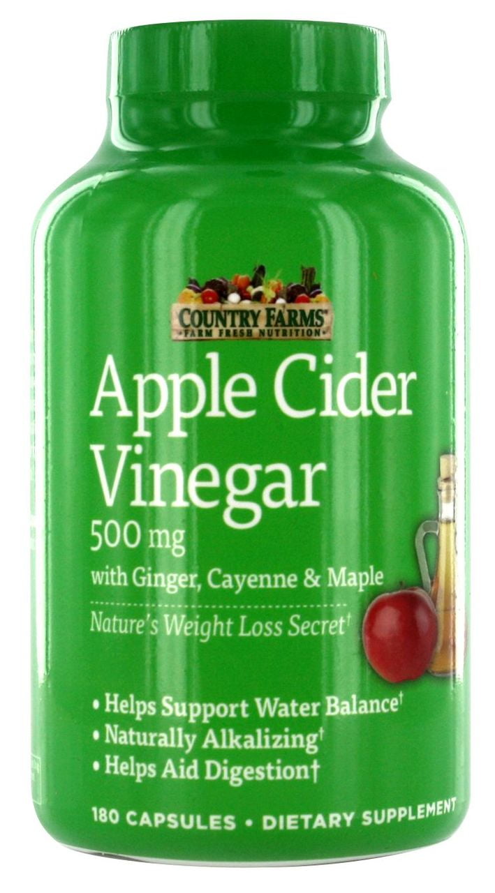Product of Country Farms 500mg Apple Cider Vinegar ...