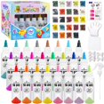 thumbnail image 1 of Kit de tie dye WINSONS de 24 colores, tinte para tela no tóxico, 1 of 6