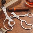 thumbnail image 3 of Stainless Steel Cigar Scissors Cigar Cutter Cigar Cutter Cuban Cigar Accessories Cool Gadgets  Smoking Accessories (style one), 3 of 6