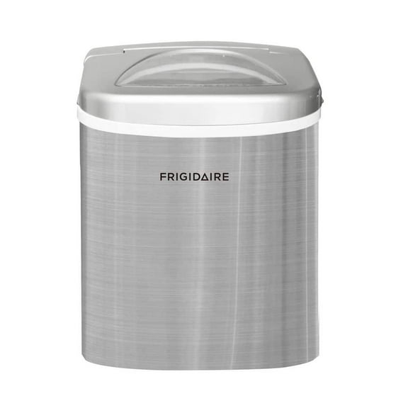26 lb. Portable Countertop Ice Maker in Stainless Steel