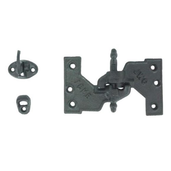 1 in. Alp Tgic Black Powder Hinge Set