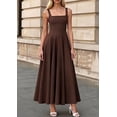 thumbnail image 4 of PRETTYGARDEN Cocktail Dresses for Women Formal Summer Sleeveless A Line Long Flowy Spring Wedding Guest Party Midi Dress, 4 of 7
