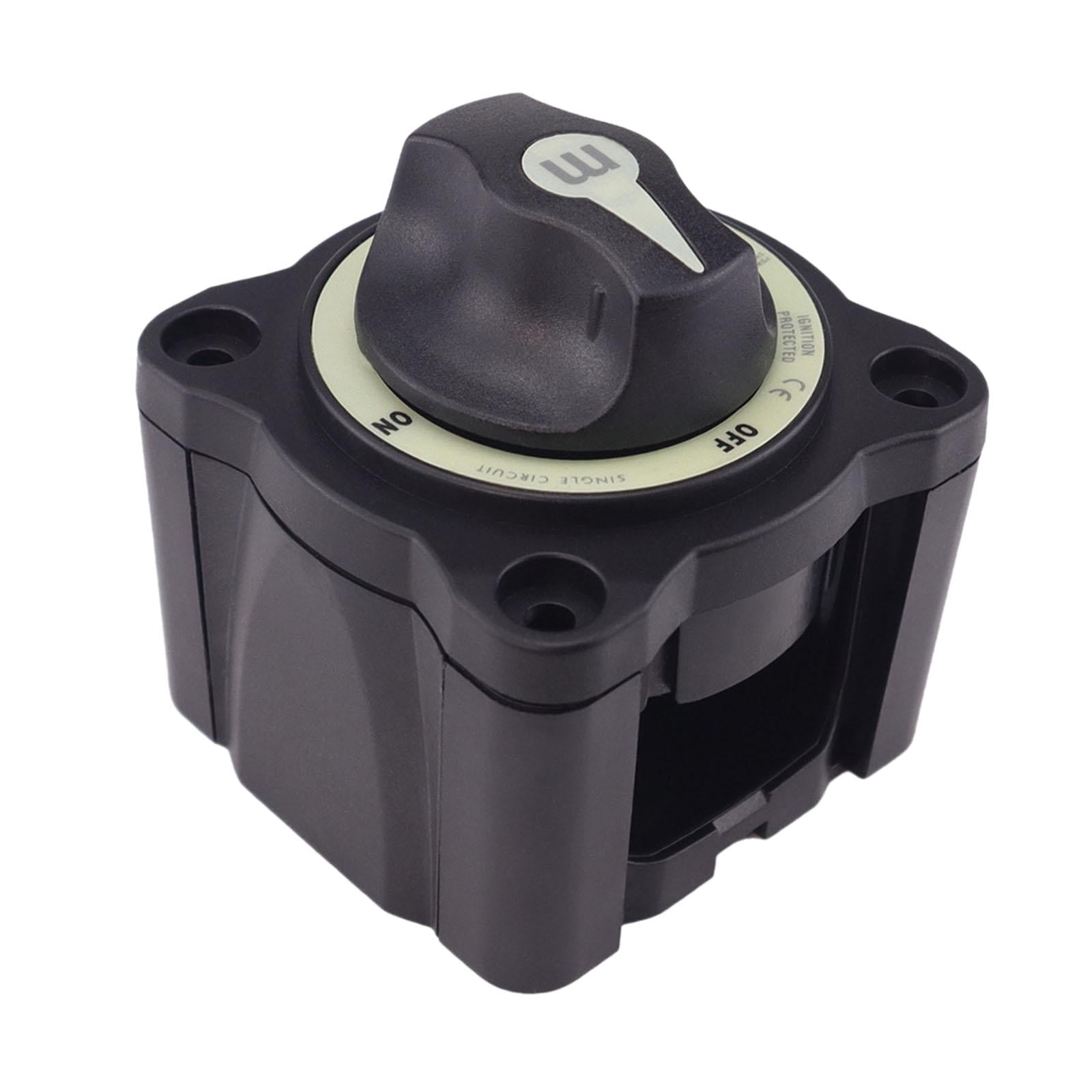 Wzmzjy Battery on Off Disconnect Switch 300A Easy Installation 12V to 48V Cutoff Switch
