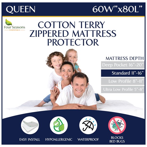 Funda de colchón Four Seasons Essentials Waterproof Queen